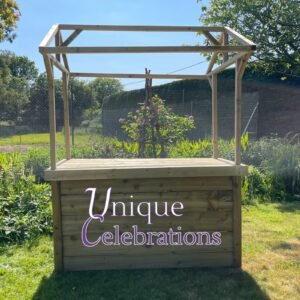 Unique Celebrations rustic large cart or Bar